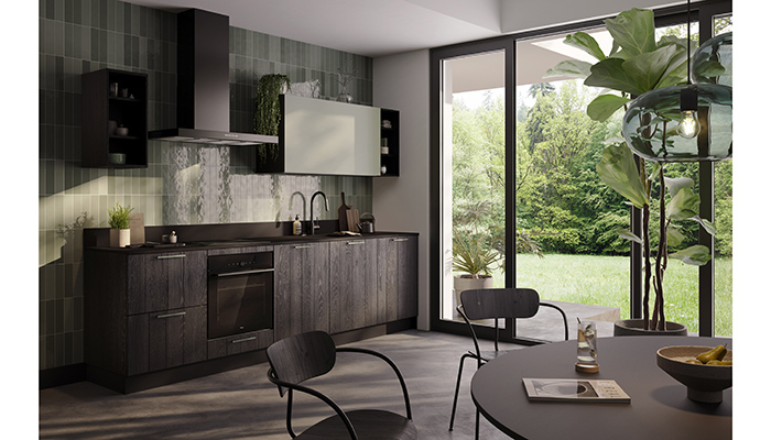 Rotpunkt Timber Black Dark Kitchen